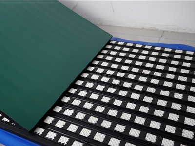 Recubrimiento cerámico para poleas transportadoras